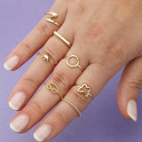 Solid 14k Yellow Gold Polished Plain Minimalist Twisted Rope Ring for Woman