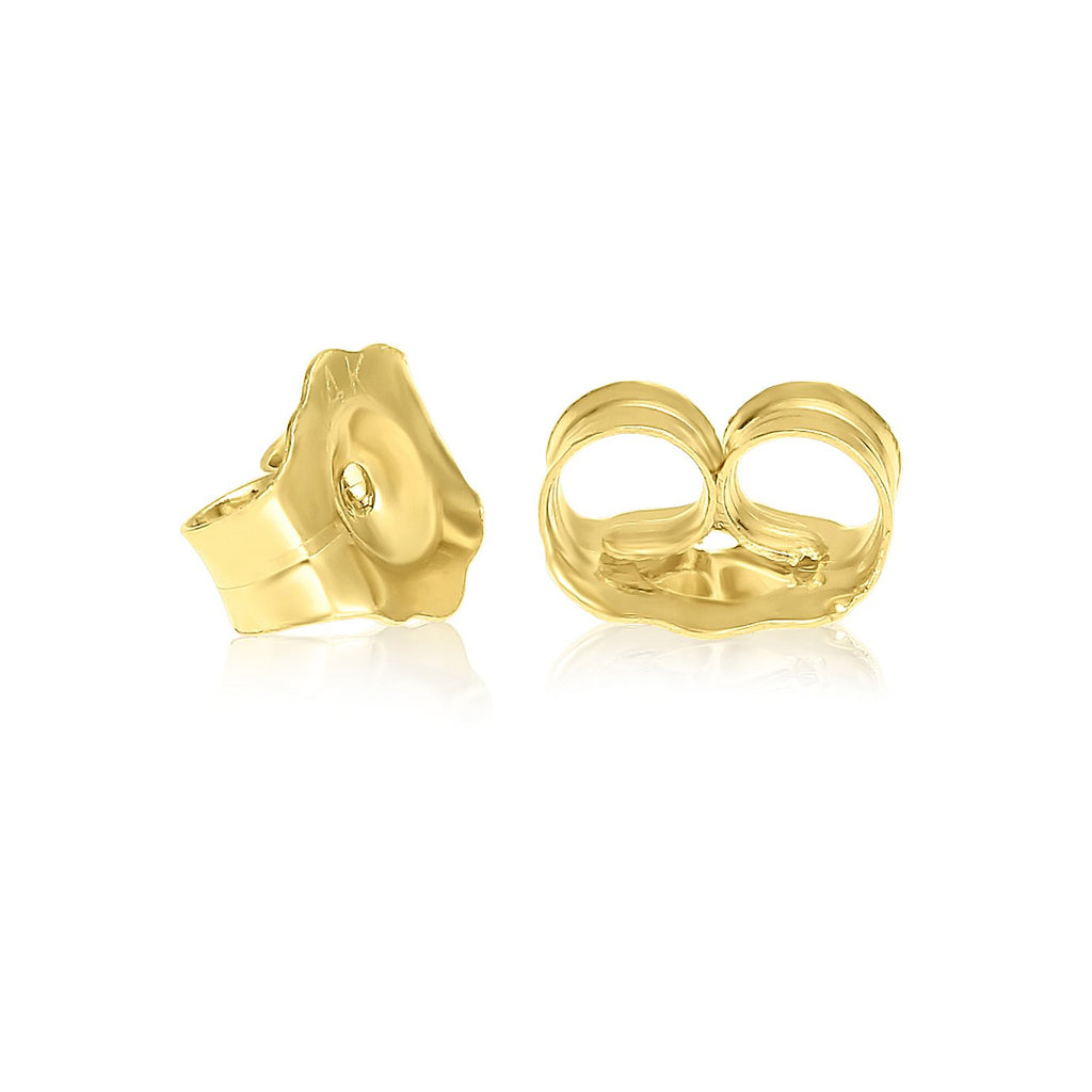 14k Gold Earring Back Replacement Nut Friction Push-back  display picture 1