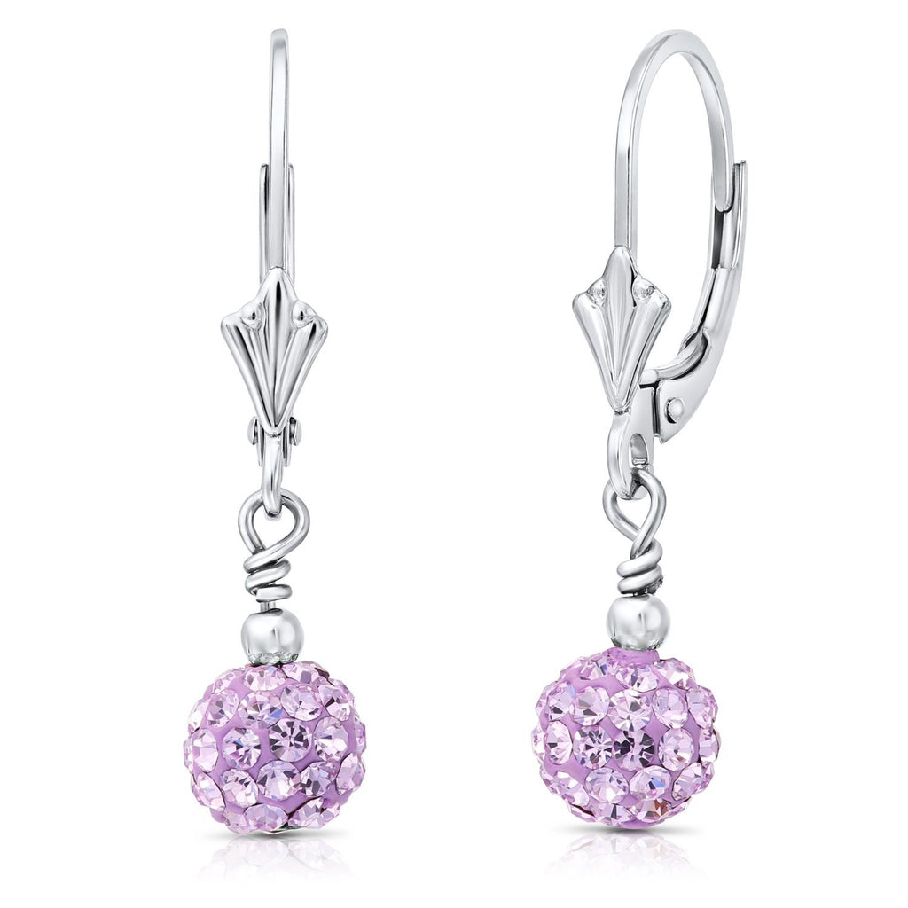 Up To 81% Off on Crystal Ball Thread Drop Earr... | Groupon Goods