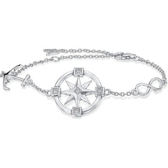 Compass clearance rose bracelet