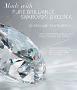 14k White Gold Made with SWAROVSKI Cubic Zirconia Solitaire Screw-backs Stud Earrings
